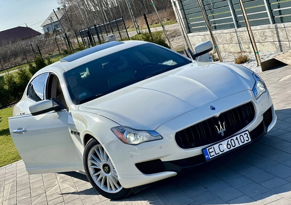 Maserati Quattroporte cena 143000 przebieg: 52000, rok produkcji 2014 z Łowicz małe 254
